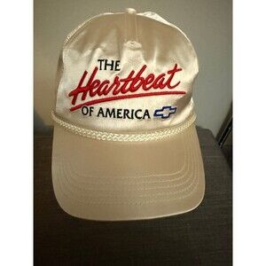 NWT American Needle Chevrolet The Heartbeat of America Satin SnapBack Hat